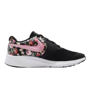 Nike Star Runner 2 Vintage GS Floral Black & Pink Athletic Shoes Youth Size 7
